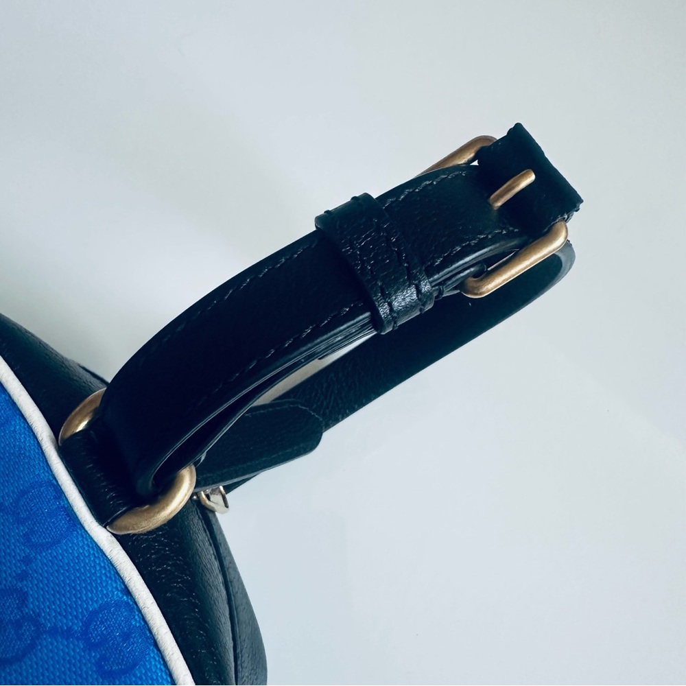 Gucci x Adidas Blue Belt Bag with White Accents - Picture 4 of 13